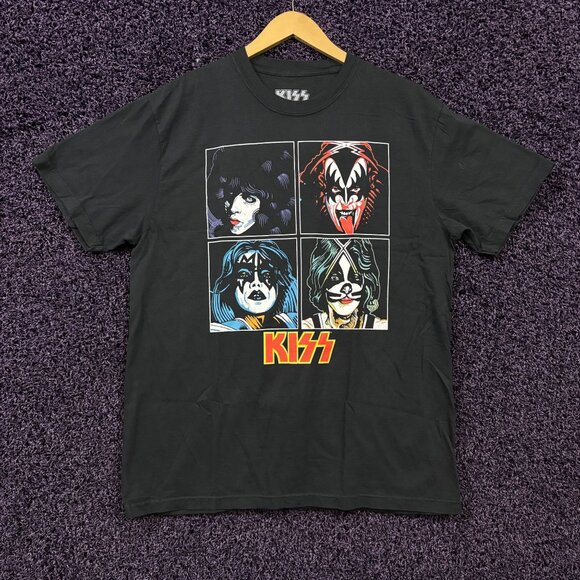 Kiss Unmasked Rock T-shirt size large - Picture 1 of 4